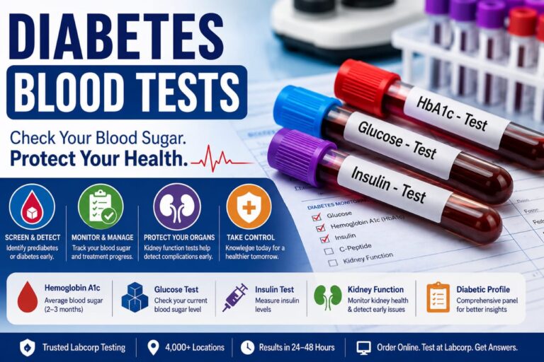 Diabetes Blood Tests: What to Know About A1C, Glucose, and Kidney Testing