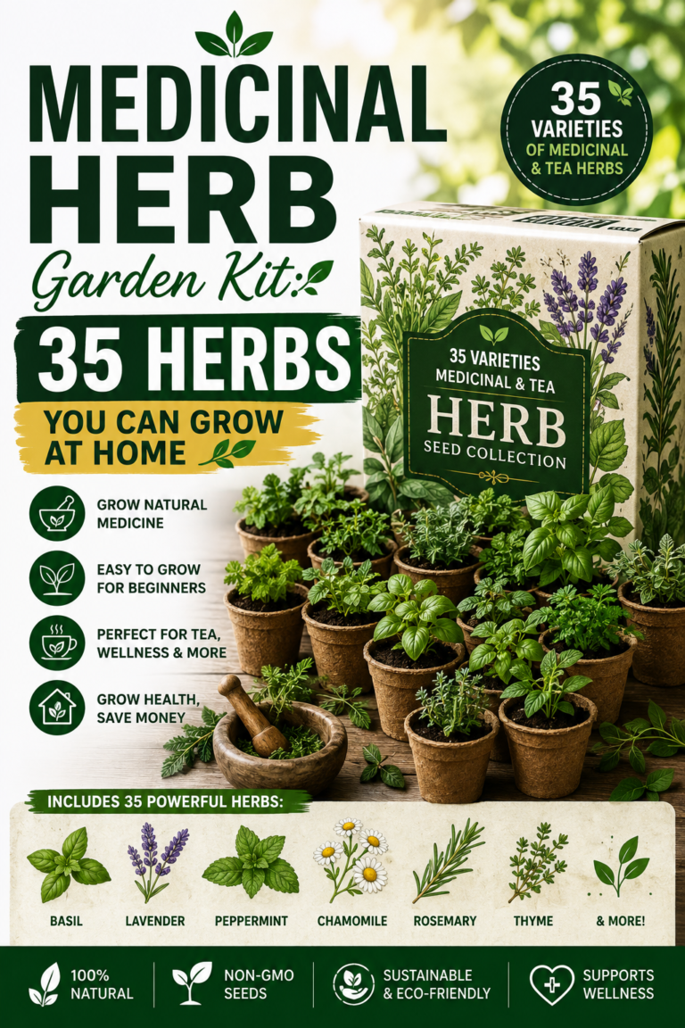 Medicinal Herb Seeds Garden Kit: 35 Herbs You Can Grow at Home