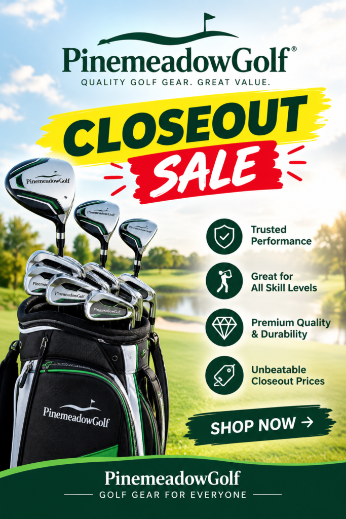 Best PinemeadowGolf Closeout Deals in 2026: Affordable Golf Clubs & Gear