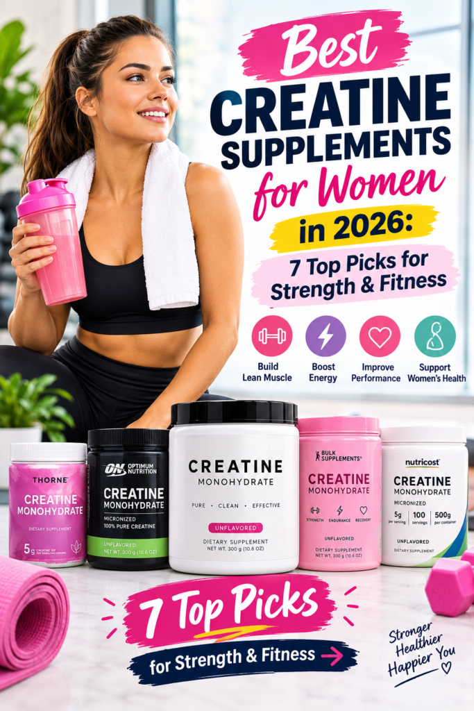 Best Creatine Supplements for Women in 2026: 7 Top Picks for Strength & Fitness